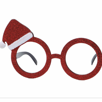 Lunettes de Noël Bonnet de Père Noël