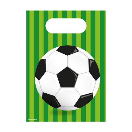 Sacs de partage pour le football Vert 6pcs