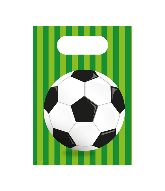 Sacs de partage pour le football Vert 6pcs