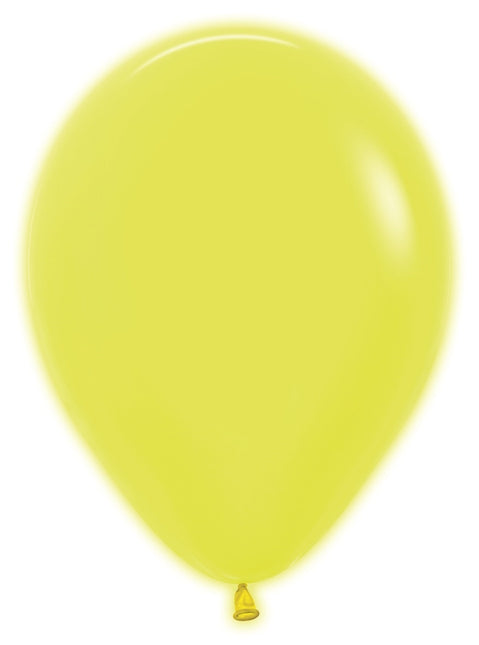 Ballons Néon Jaune 30cm 50pcs