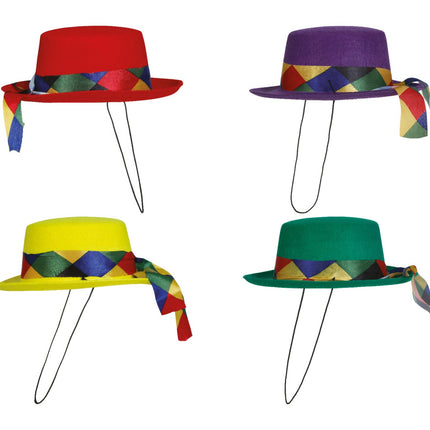 Chapeau de clown coloré Mini