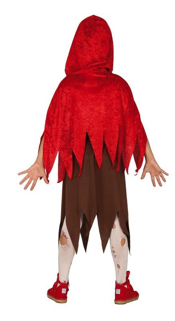 Costume de petit chaperon rouge fille