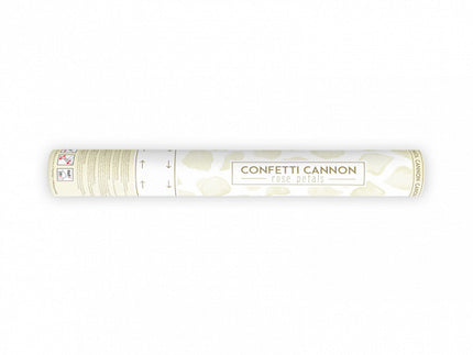 Confetti Cannon Crème Vanille Pétales de Rose 40cm