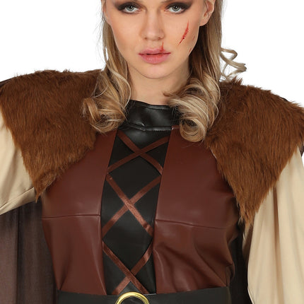 Costume de viking Dames brunes