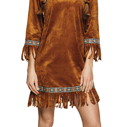 Robe indienne marron M