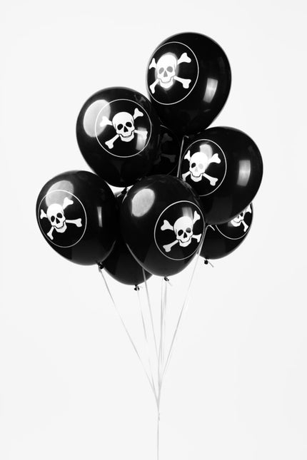 Ballons Pirate Noir 30.5cm 8pcs