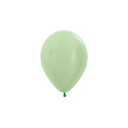 Ballons de baudruche vert perle 12cm 50pcs