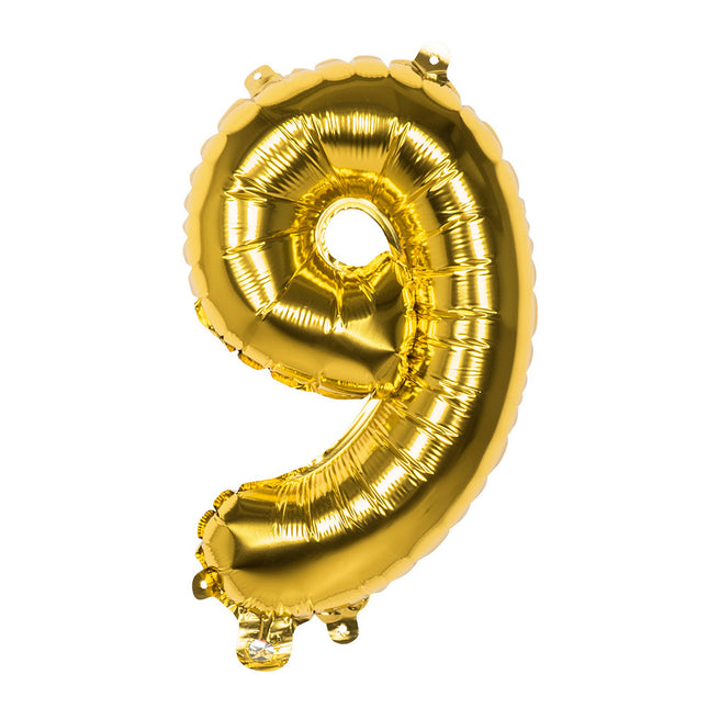 Ballon du nombre d'or 9 ans 36cm