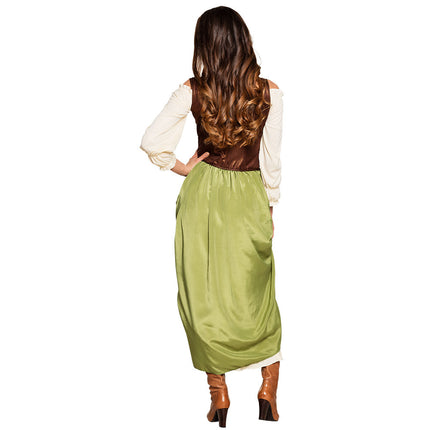 Robe Dirndl Oktoberfest Femme Vert