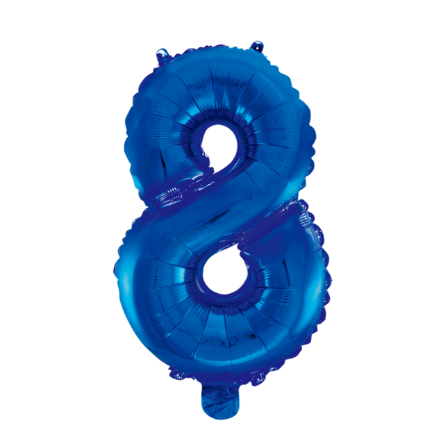 Ballon de baudruche Figure 8 Bleu XL 86cm vide