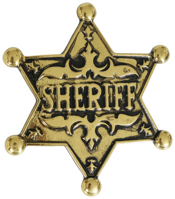 Badge Gold Sheriff