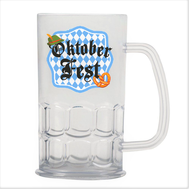 Stein à bière Oktoberfest en plastique 400ml