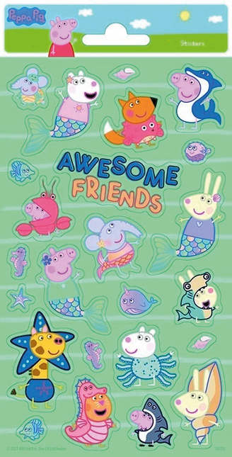 Autocollants Peppa Pig Awesome Friends