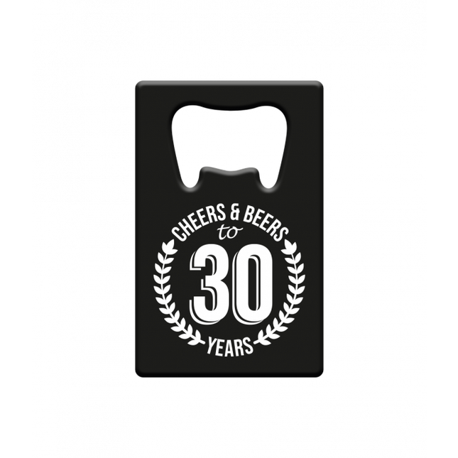 Ouvre-bière 30 ans Cheers & Beers