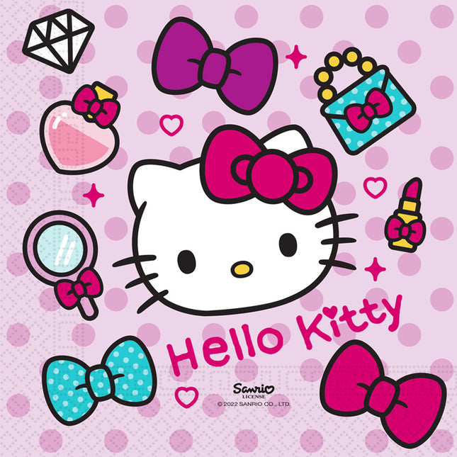 Serviettes Hello Kitty 33cm 20pcs