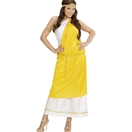 Robe romaine Jaune Dames