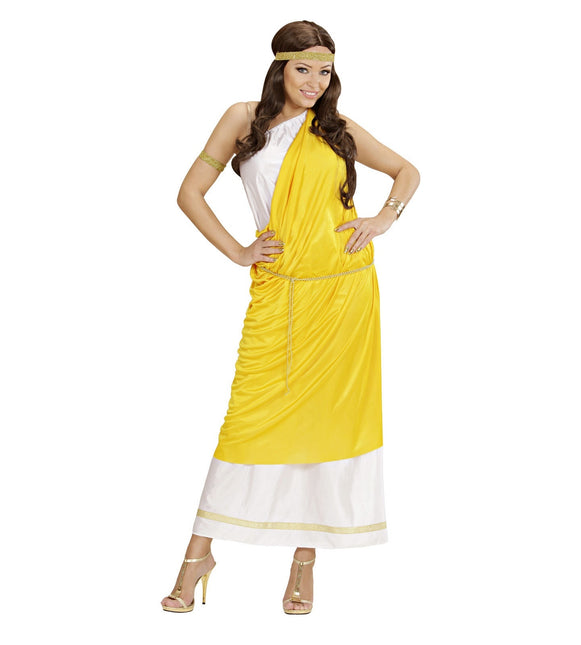 Robe romaine Jaune Dames