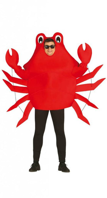 Costume de crabe rouge hommes