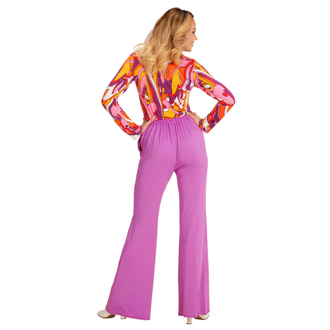 Pantalon Disco 70S Purple Ladies