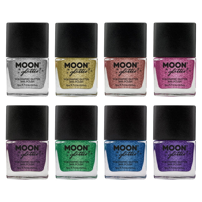 Vernis à ongles holographique Moon Glitter Argent 14ml