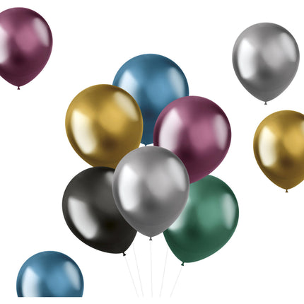 Ballons de couleur chromés 33cm 50pcs