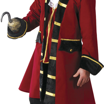 Costume pirate Rouge Bordeaux Hommes