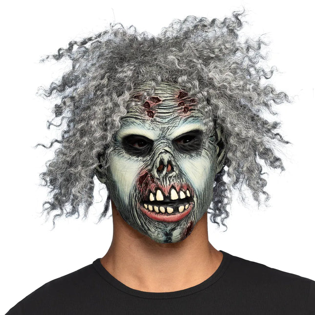 Masque d'Halloween Zombie gris