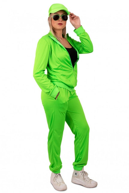 Tracksuit Ladies Neon Green