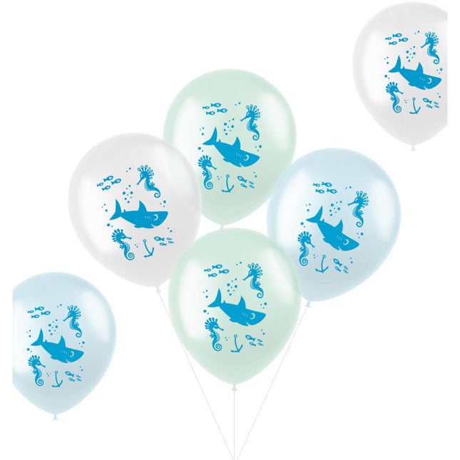 Ballons sous la mer 33cm 6pcs