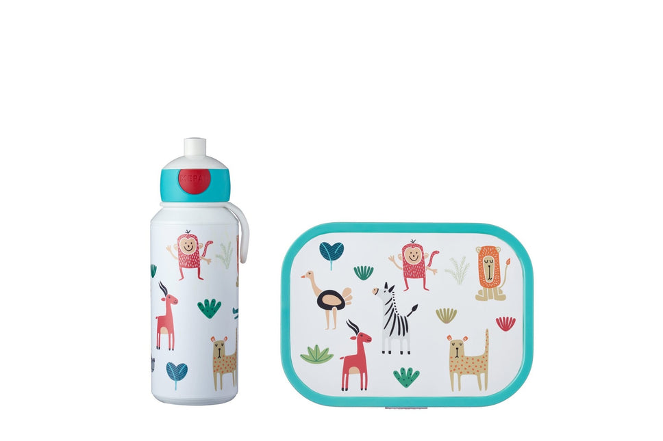 Ensemble lunch Campus Drink Bottle+Lunchbox Animal Friends