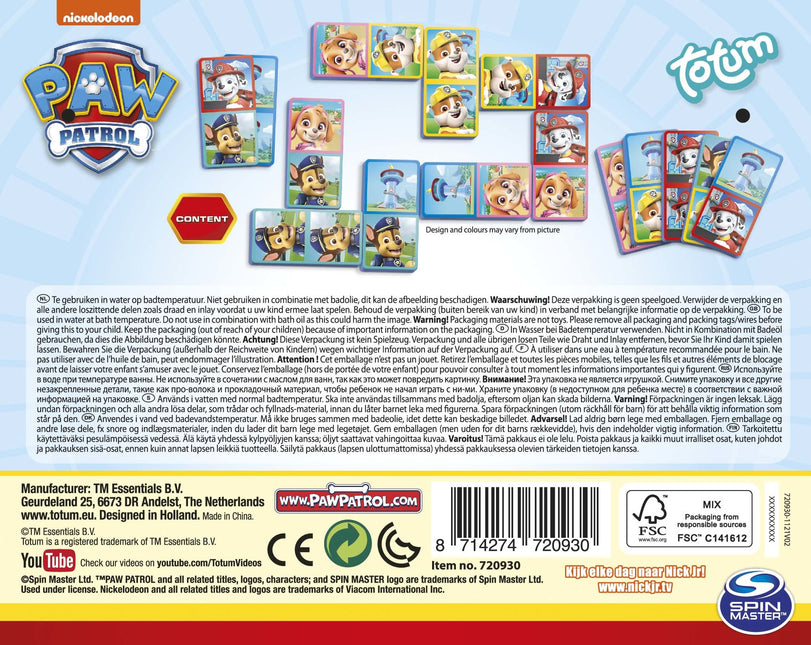 Domino de bain Paw Patrol