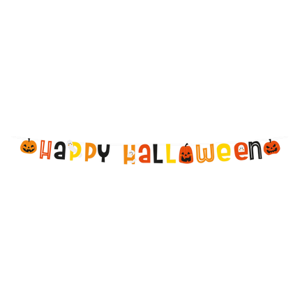 Guirlande de lettres d'Halloween 2.5m