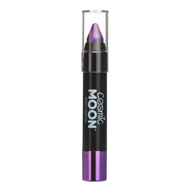 Cosmic Moon Metallic Body Crayons Purple 3.2g