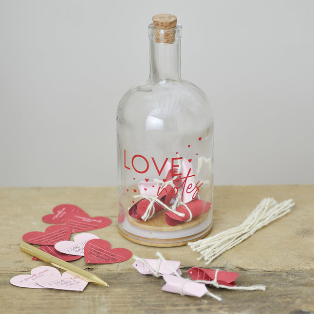 Cadeau Love Note-Bouteille