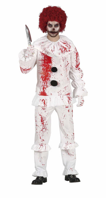 Costume d'Halloween Clown Hommes Bloody