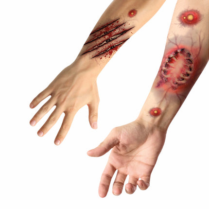 Halloween Faux Tatouages Blessures