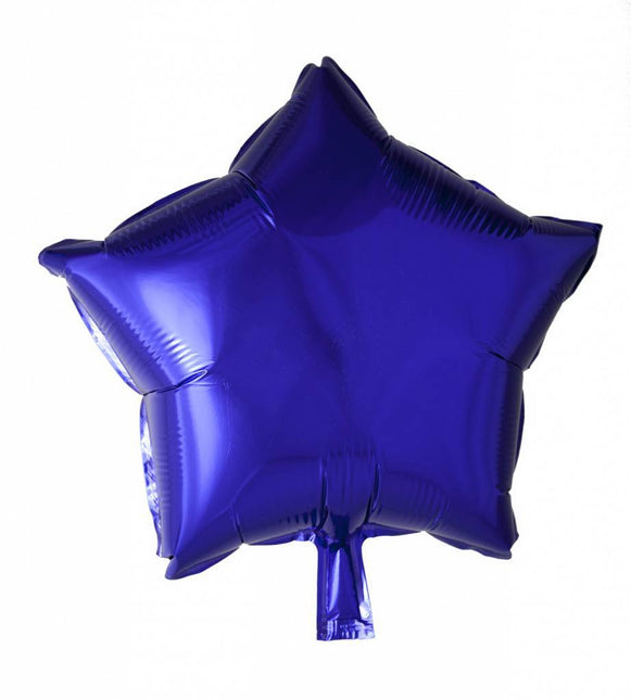 Ballon à l'hélium étoile violet 46cm vide