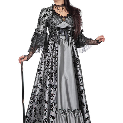 Robe Marquise Gris Noir Dames