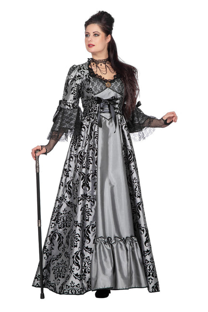 Robe Marquise Gris Noir Dames