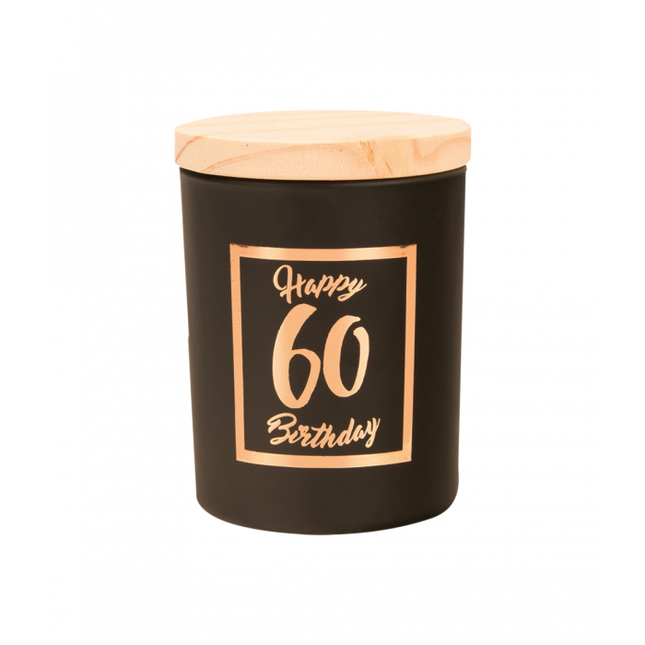 Bougie parfumée 60 Years Black 8cm