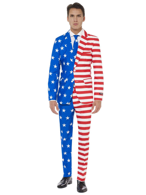 Costume drapeau des USA Hommes Suitmeister