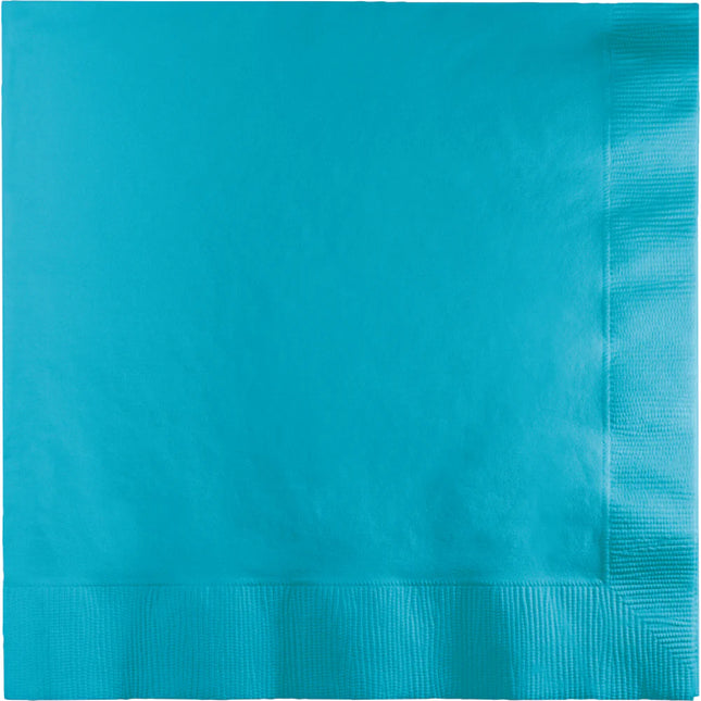 Serviettes de table bleues à 3 couches 33cm 50pcs