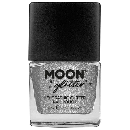 Vernis à ongles holographique Moon Glitter Argent 14ml