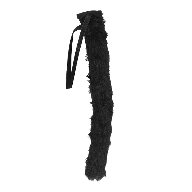 Peluche fausse queue noire 46cm