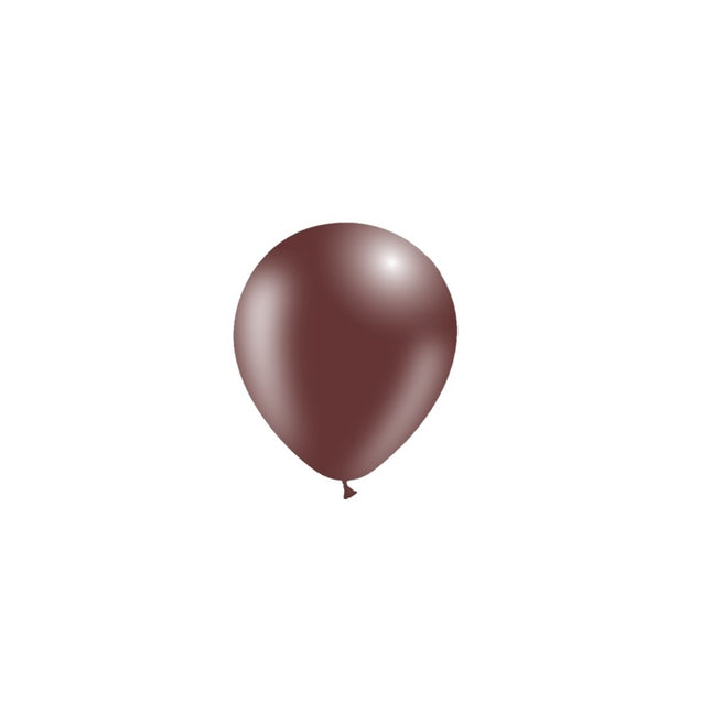 Ballons de baudruche marron foncé 14cm 100pcs