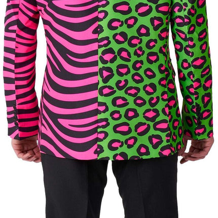 Panther Tiger Neon Blazer Hommes Suitmeister