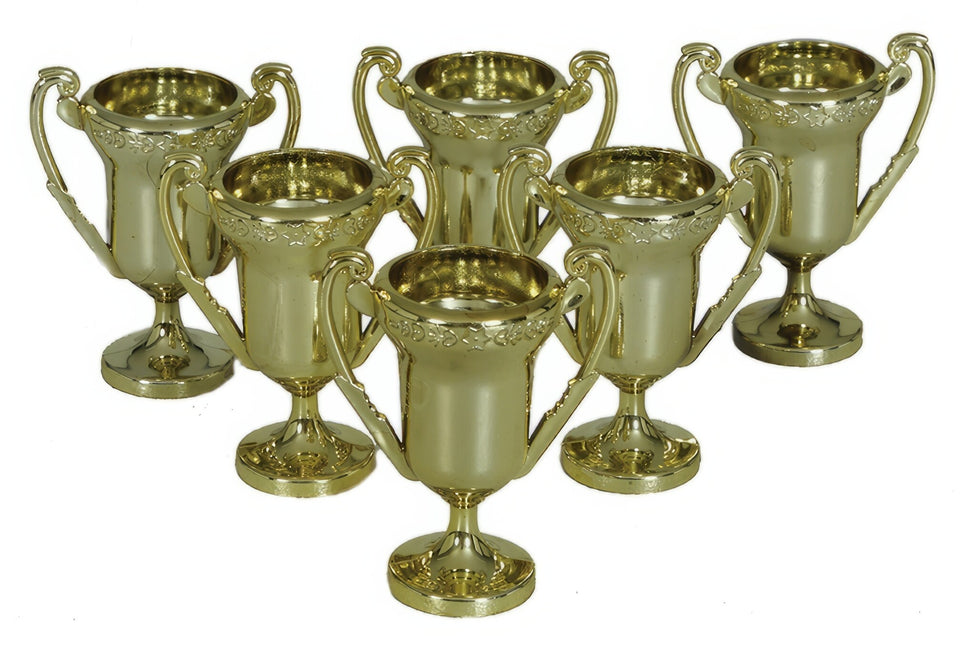 Trophées de fête 6cm 6pcs