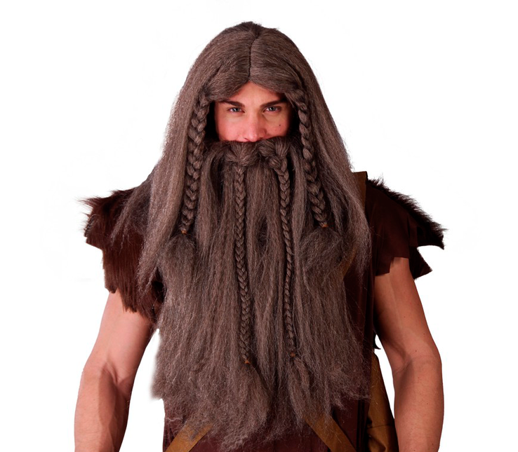 Perruque barbe viking