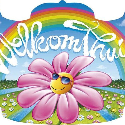 Panneau de porte Welcome Home Flower 48cm