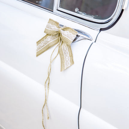 Ensemble de décoration de voiture Arcs de mariage